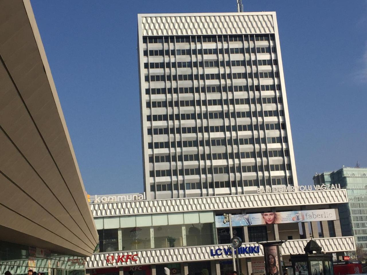 Demir Yol Plaza Hotel Баку Экстерьер фото